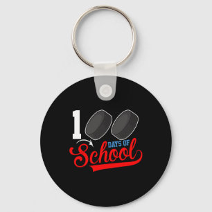 100. Schulhockey-Tag 100 Tage Schulzeit Schlüsselanhänger