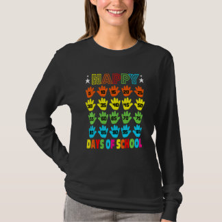 100. Schulkostüm für Kinder Mädchen Jungen 10 T-Shirt
