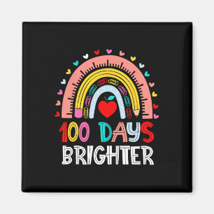 100. Schullehrer 100 Tage hellerer Regen Magnet