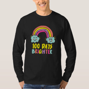 100. Schullehrer 100 Tage hellerer Regen T-Shirt