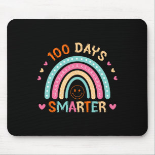 100. Schullehrer 100 Tage klüger Rainb Mousepad