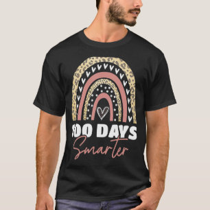 100. Schullehrer 100 Tage klüger Rainb T-Shirt