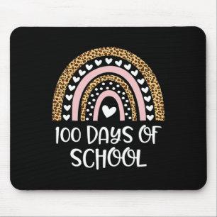 100. Schullehrer 100 Tage klüger Regen Mousepad