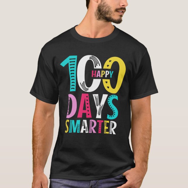 100. Schullehrer - 100 Tage klüger T-Shirt (Vorderseite)