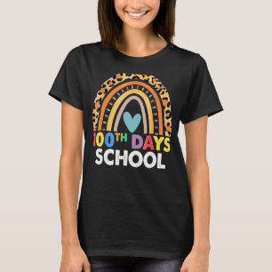 100. Schullehrer 100 Tage schlauer Leopa T-Shirt