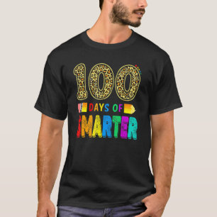 100. Schullehrer 100 Tage schlauer Leopa T-Shirt