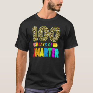 100. Schullehrer 100 Tage schlauer Leopa T-Shirt