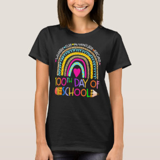 100. Schullehrer 100 Tage Smarter Boho T-Shirt