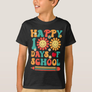 100. Schullehrer Groovy - 100 Tage Smar T-Shirt