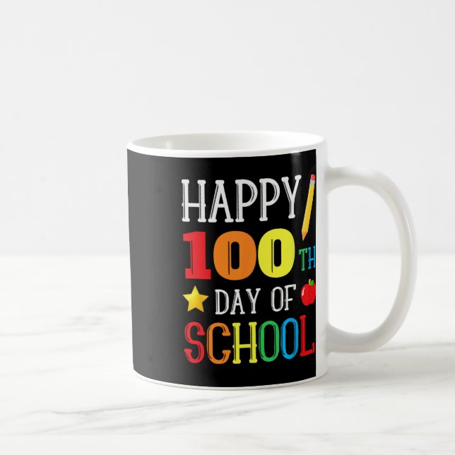 100. Schullehrer Jugend Kinder glücklich 100 D Kaffeetasse (Rechts)