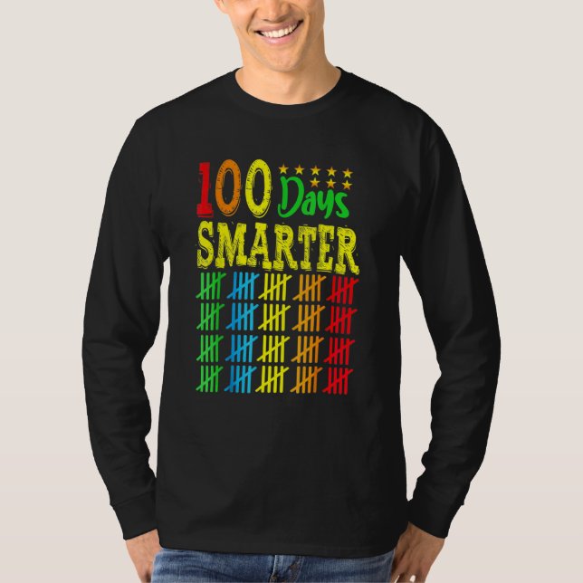 100. Schullehrer Kind glücklich 100 Da T-Shirt (Vorderseite)