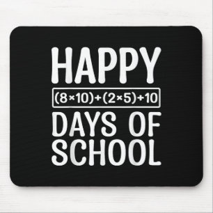100. Schullehrer Kinder 100 Tage Mathematik Equ Mousepad