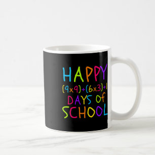 100. Schullehrer Kinder 100 Tage Mathematik für Kaffeetasse