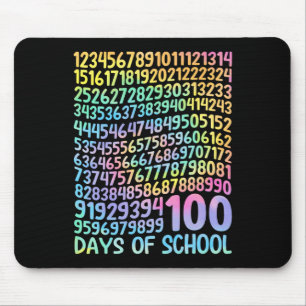 100. Schullehrer Kinder 100 Tage Mathematik Num Mousepad