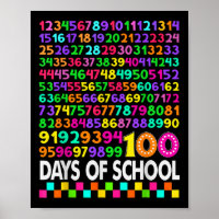 100. Schullehrer Kinder 100 Tage Mathematik Num