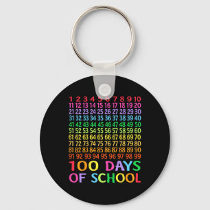 100. Schullehrer Kinder 100 Tage Mathematik Num Schlüsselanhänger