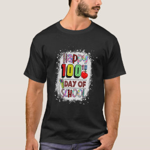 100. Schullehrer Kinder glücklich 100 Tage T-Shirt