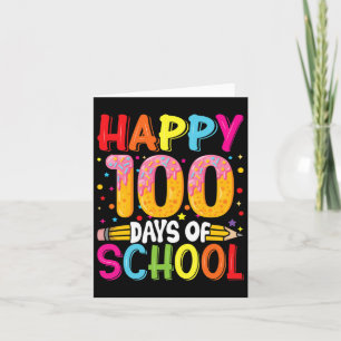100. Schullehrer Kinder Kinder glücklich 100 Karte