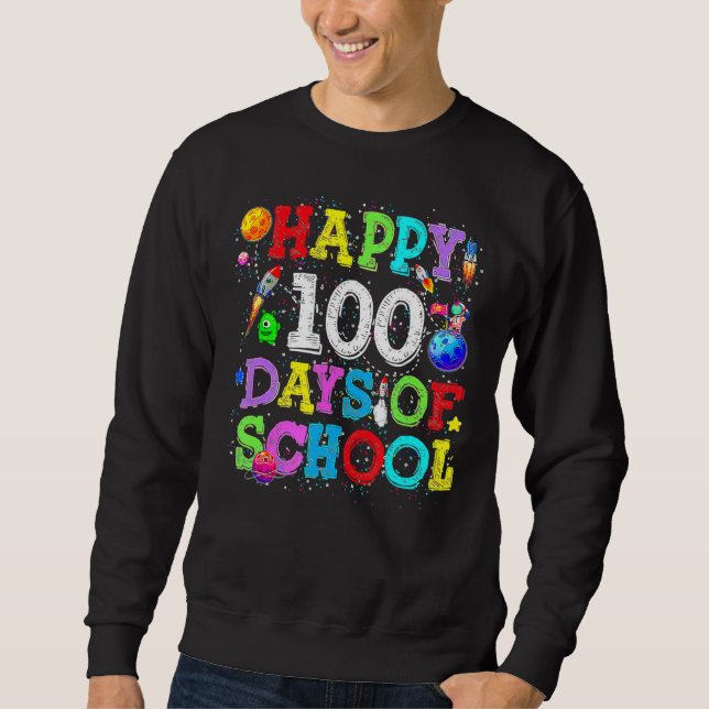 100. Schullehrer Kinder Kinderastronaut O Sweatshirt (Vorderseite)