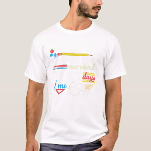 100. Schullehrer lange Schlange bis zum Shirt