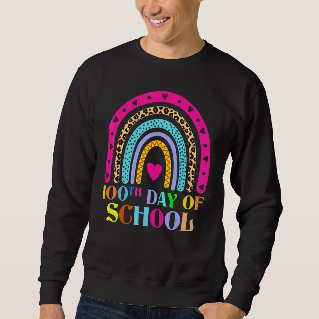 100. Schullehrer Uni 100 Tage clever Sweatshirt (Vorderseite)