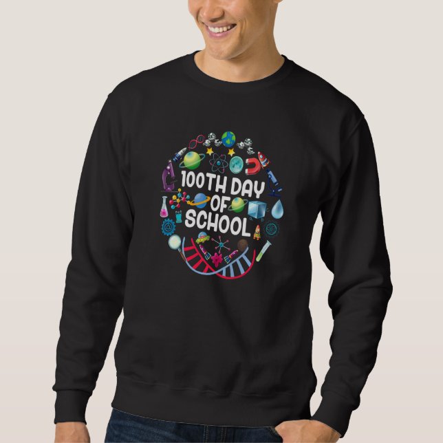 100. Schullehrerexperimente Sweatshirt (Vorderseite)