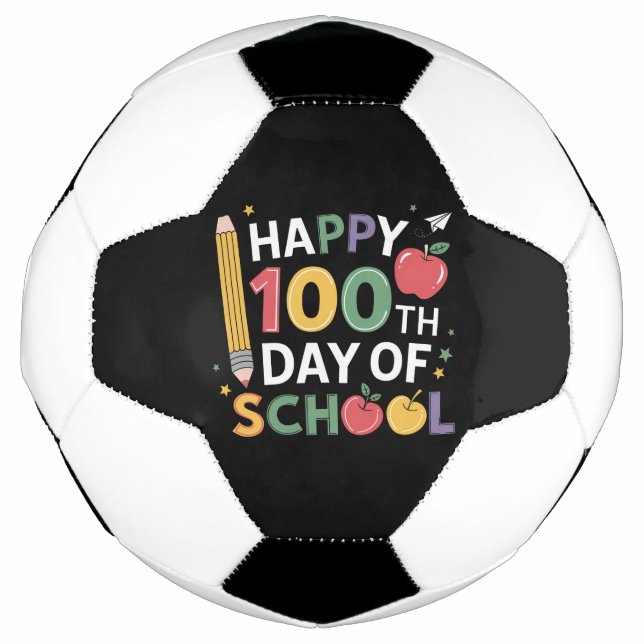 100. SchullehrerInnen glücklich 100 Tage Fußball (Vorderseite)