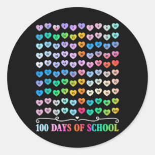 100. Schullehrertag 100 Tage Mathematik Anzahl Runder Aufkleber