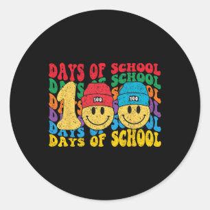 100. Schullehrertag 100 Tage Runder Aufkleber