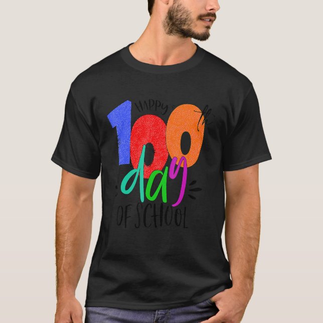 100. Schullehrertag 100 Tage T-Shirt (Vorderseite)
