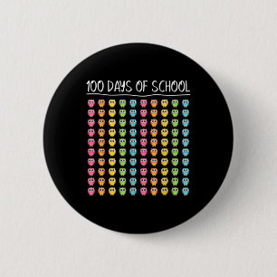 100. Schullehrertag glücklich 100 Tage Scho Button
