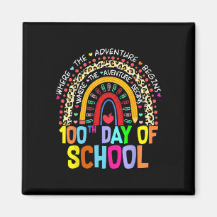 100. Schullehrertag Schüler 100 Tage intelligent Magnet