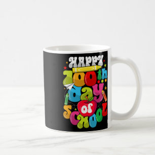 100. Schullehrertag Student glücklich 100 Tag Kaffeetasse