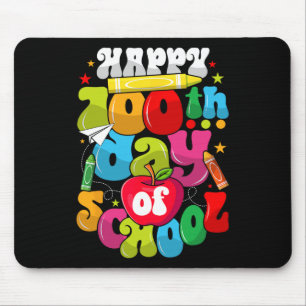 100. Schullehrertag Student glücklich 100 Tag Mousepad