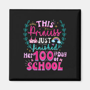 100. Schulprinzessin Niedliche Kindermädchen Teen Magnet