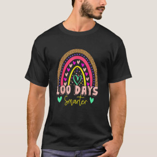 100. Schulrainbow 100 Tage Schlauer unterrichten T-Shirt