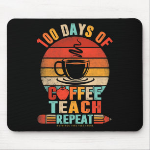 100. Schulreflexlehrer trinken Kaffee Lo Mousepad