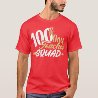 100. Schultag 100. Lehrerplatz Gold T-Shirt