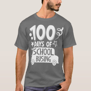 100. Schultag 100 Schulbustage T-Shirt