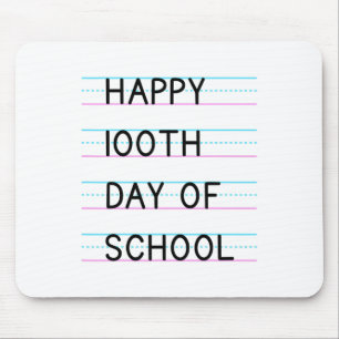 100. Schultag 100 Schultage 1 Mousepad