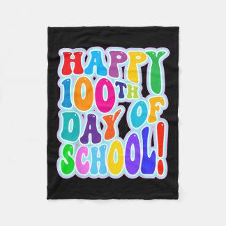 100. Schultag 100 Schultage 2 Fleecedecke
