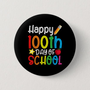100. Schultag 100 Schultage Button