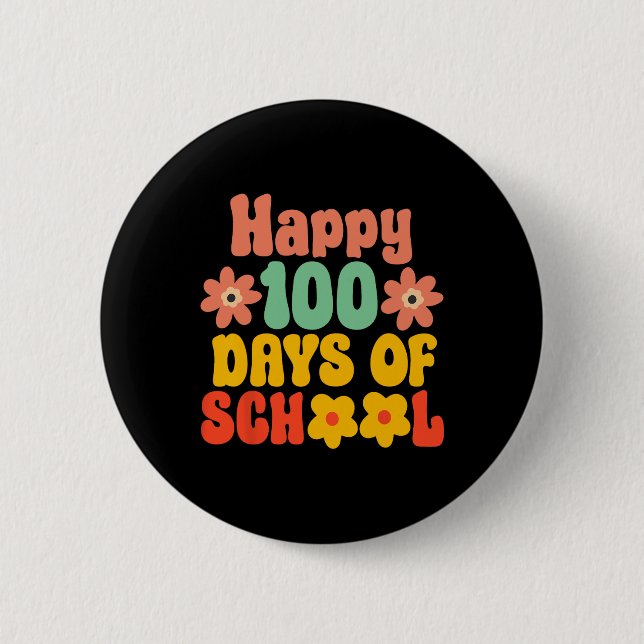 100. Schultag 100 Schultage Button (Vorderseite)