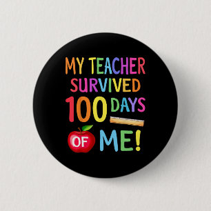 100. Schultag 100 Schultage Button