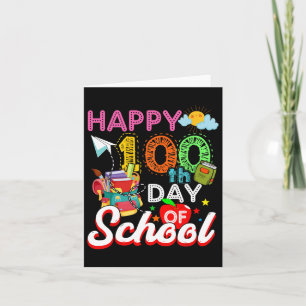 100. Schultag 100 Schultage Karte