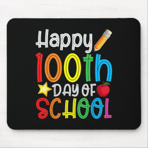 100. Schultag 100 Schultage Mousepad