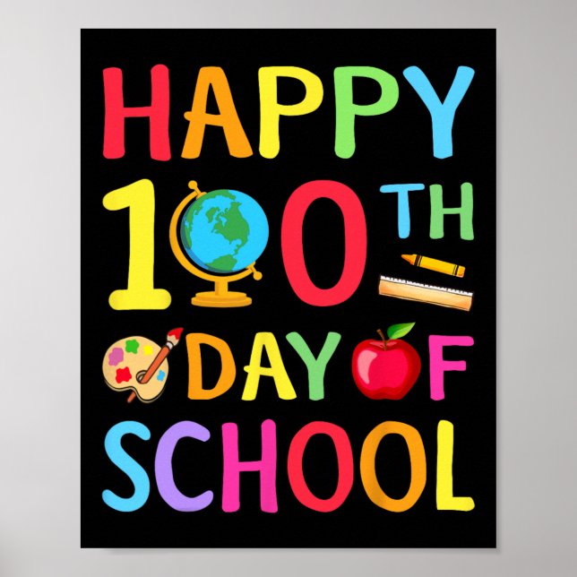 100. Schultag 100 Schultage Poster (Vorne)
