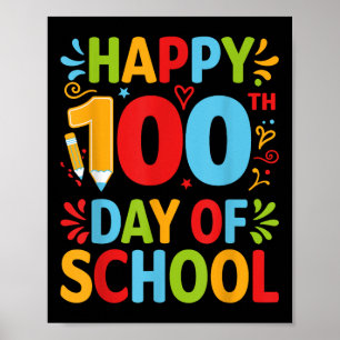 100. Schultag 100 Schultage Poster