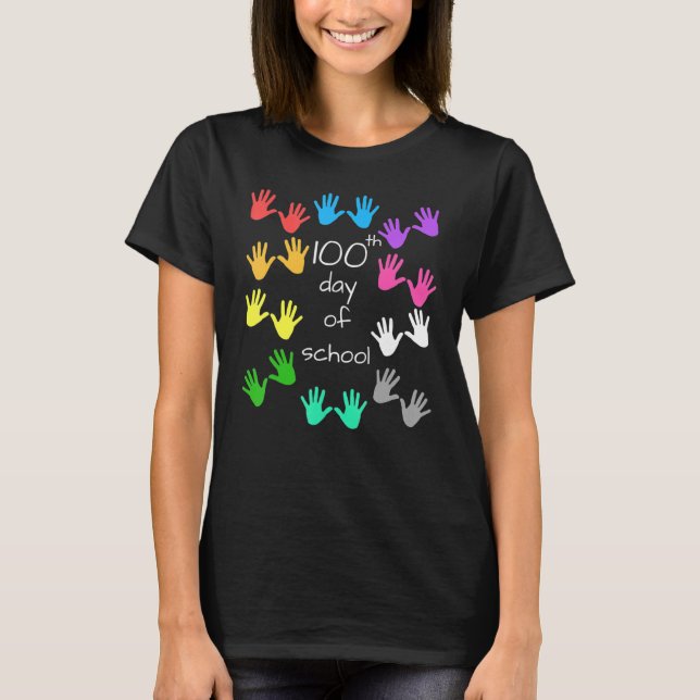 100. Schultag - 100 Tage Feier T-Shirt (Vorderseite)