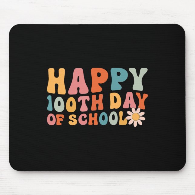 100. Schultag 100 Tage Hellseherinnen Teache Mousepad (Vorne)